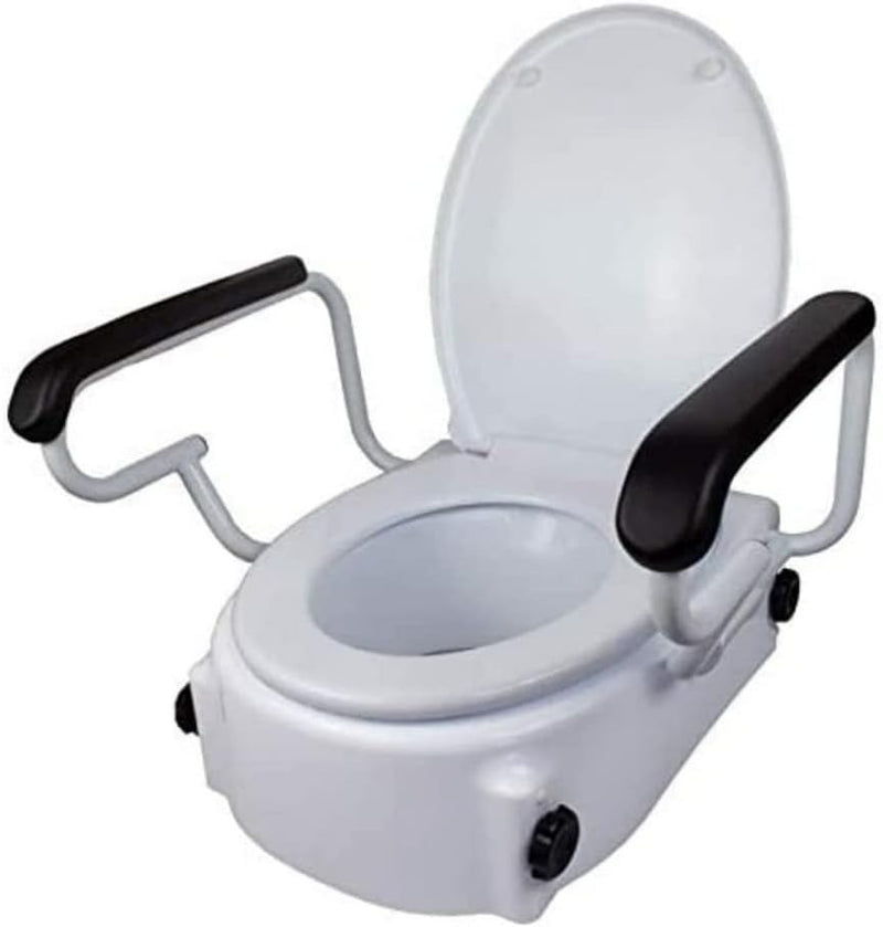 Mobiclinic® Raised Toilet Seat 7 inch Seat Riser for Adults