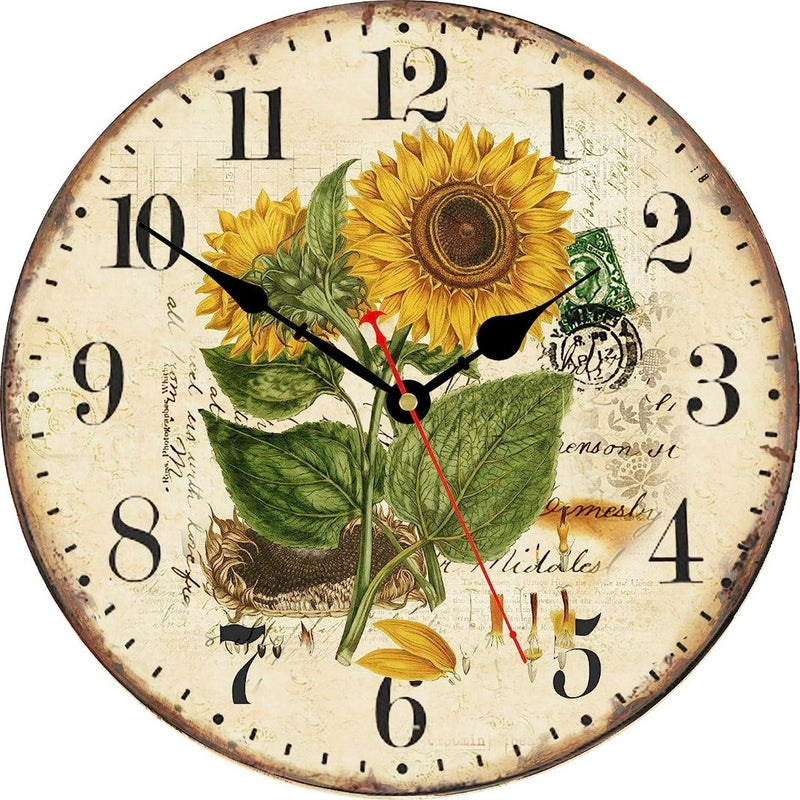 Beautiful Sunflower Wall Clock