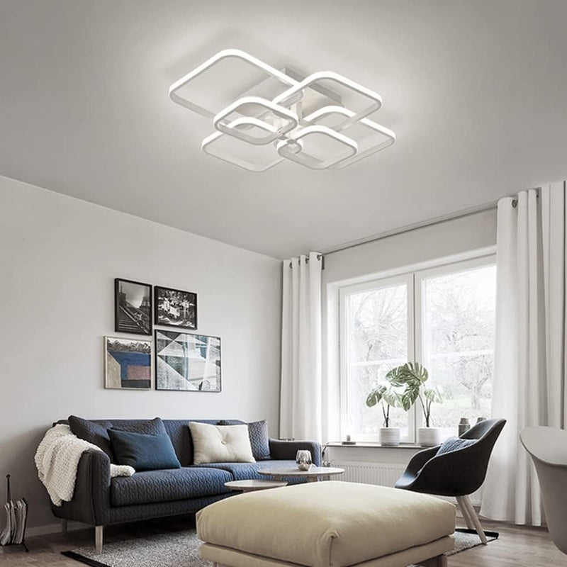 LED Ceiling Light 6 Squares 73 x 58 x 16cm