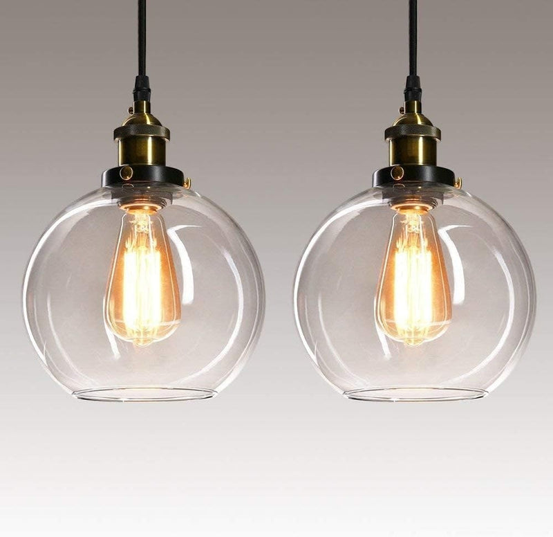 Pendant Ceiling Lights ø20CM Clear Glass