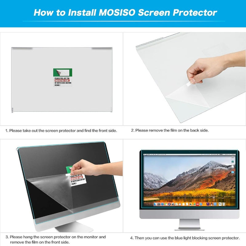 Blue Light Screen Protector Anti-UV for 20-22"