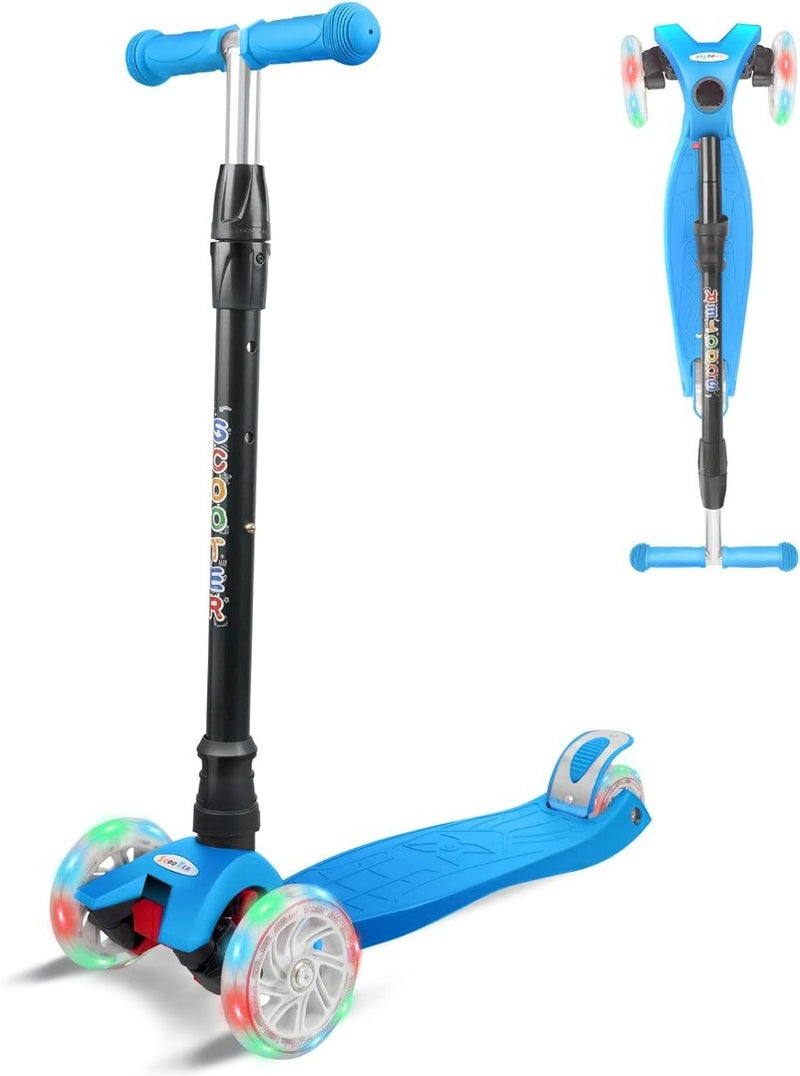 3 Wheel Kids Scooter for Kids Age 3-12 Kick Scooter ,Blue