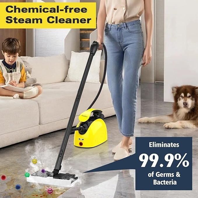 Waitbird Steam Cleaner, Multipurpose Powerful Steamer with Accessories