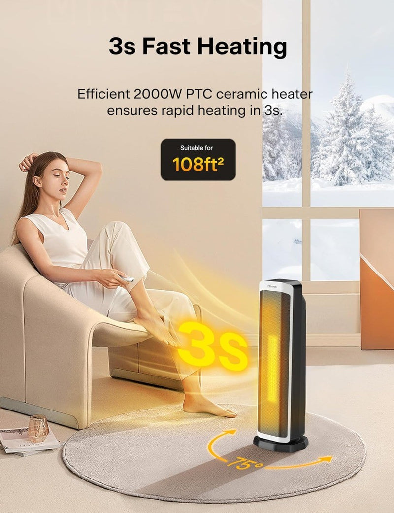 Space Heater 23 inch with Remote Control