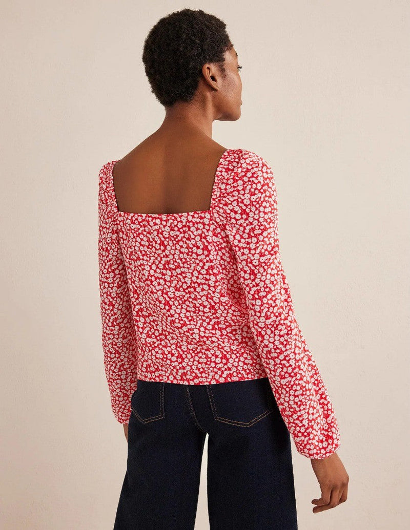 BODEN Sweetheart Printed Top