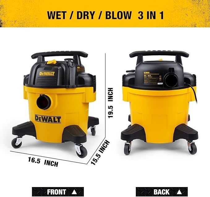 DeWALT 23L Wet and Dry Vacuum Cleaner