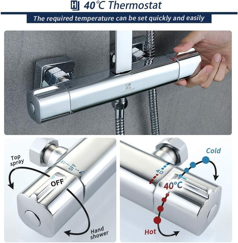 HOMELODY Mixer Shower Thermostatic Set