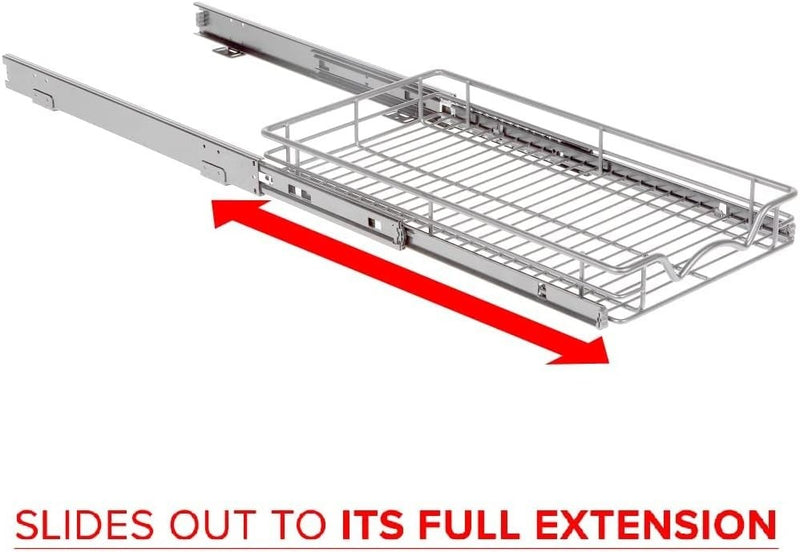 Pull Out Cabinet Organizer 11"W x 21"D