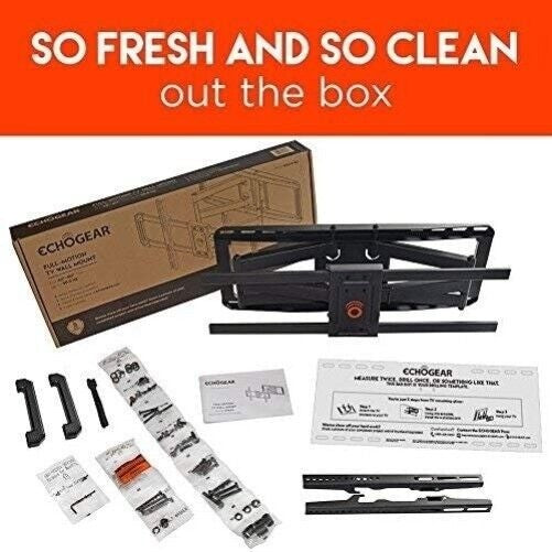 ECHOGEAR Full Motion Tilt Swivel TV Wall Mount for most 4280 inch