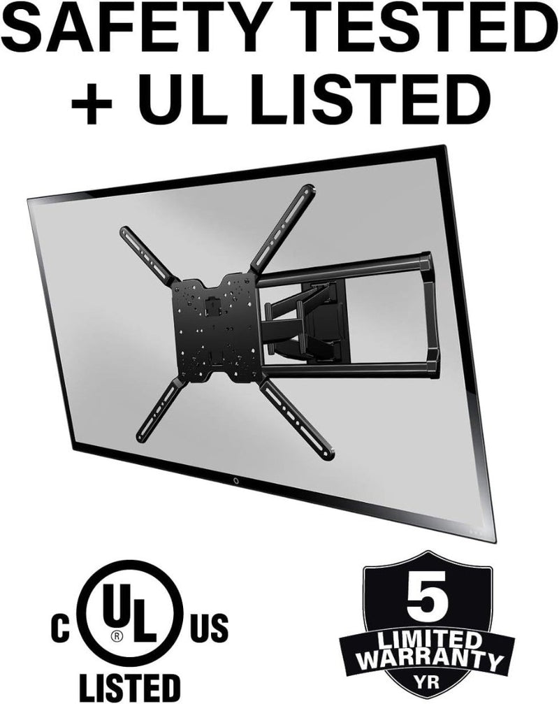 SANUS Full Motion TV Wall Mount for TVs up to 90"