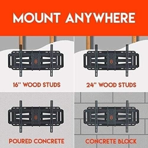 ECHOGEAR Full Motion Tilt Swivel TV Wall Mount for most 4280 inch