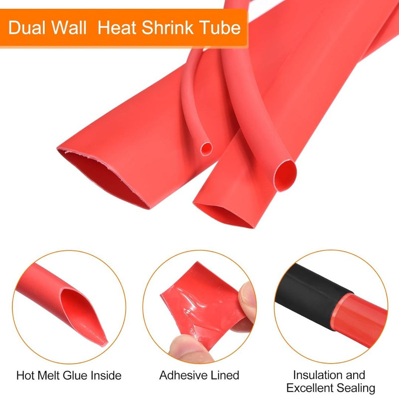 Heat Shrink Tubing 3:1 Ratio 50FT Adhesive