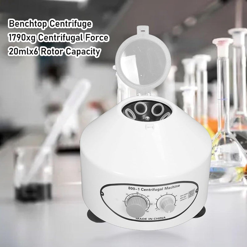 800-1 Electric Centrifuge Machine For Laboratory Medical 4000RPM w/ 6x20ml Rotor