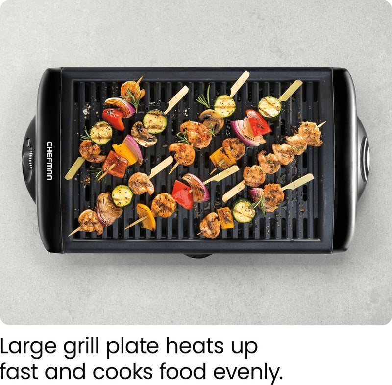 Electric Smokeless Indoor Grill w/Non-Stick Cooking Surface