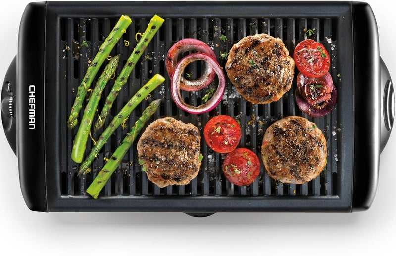 Electric Smokeless Indoor Grill w/Non-Stick Cooking Surface