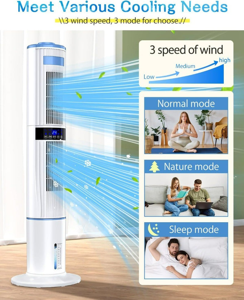 4 in 1 Mobile Air Conditioner 65W with Remote Control