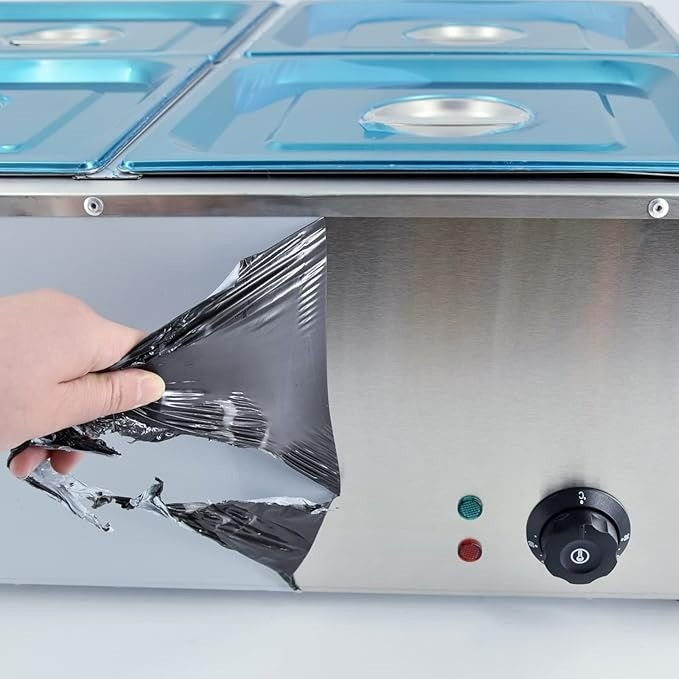 Electric Food Warmer Bain Marie 1500W Commercial Countertop Stainless warmer