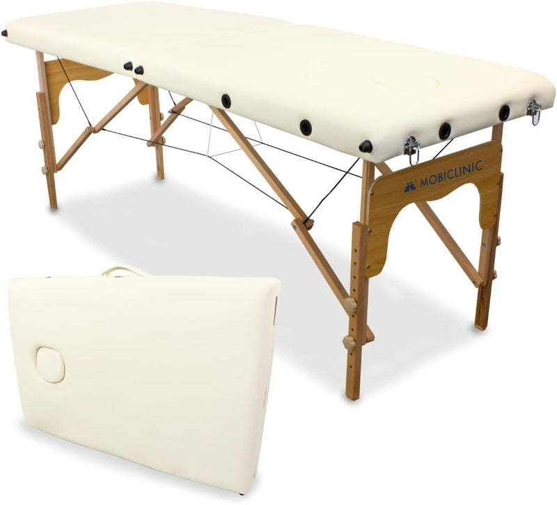 Professional  Massage Table- wooden legs