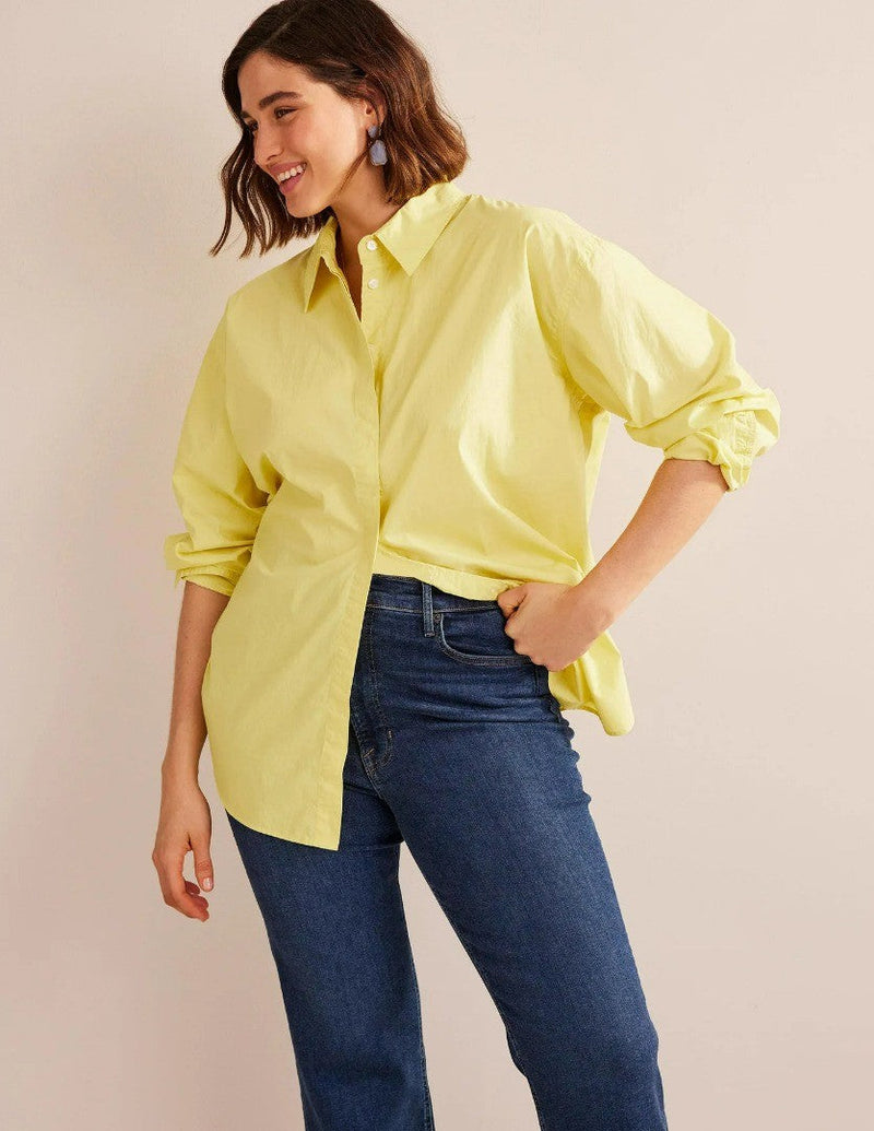 BODEN Oversized Cotton Shirt