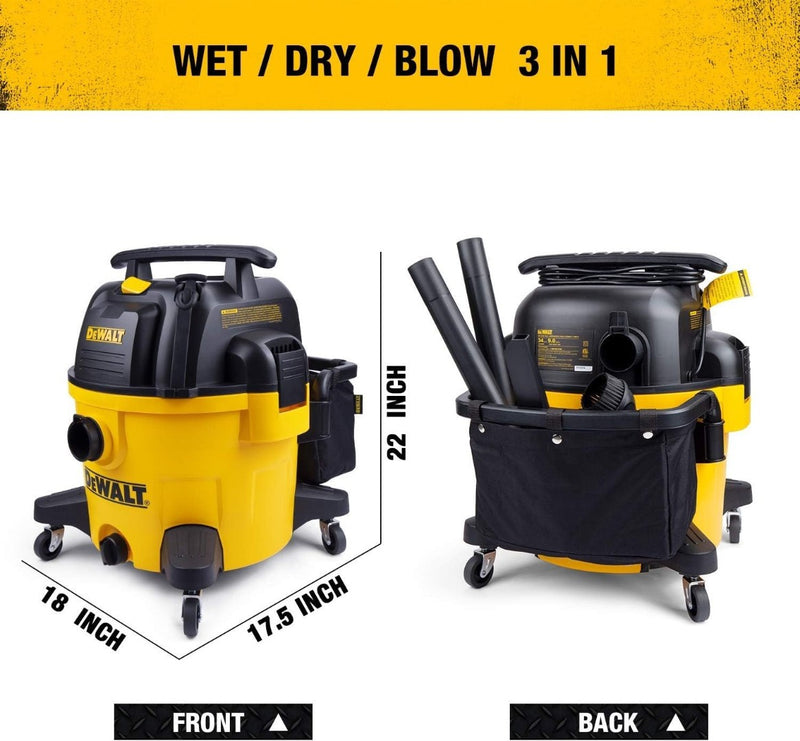 Wet Dry Vacuum 1200 W, 34 liters DEWALT DXV34P