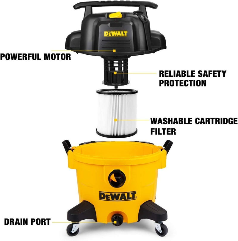 Wet Dry Vacuum 1200 W, 34 liters DEWALT DXV34P