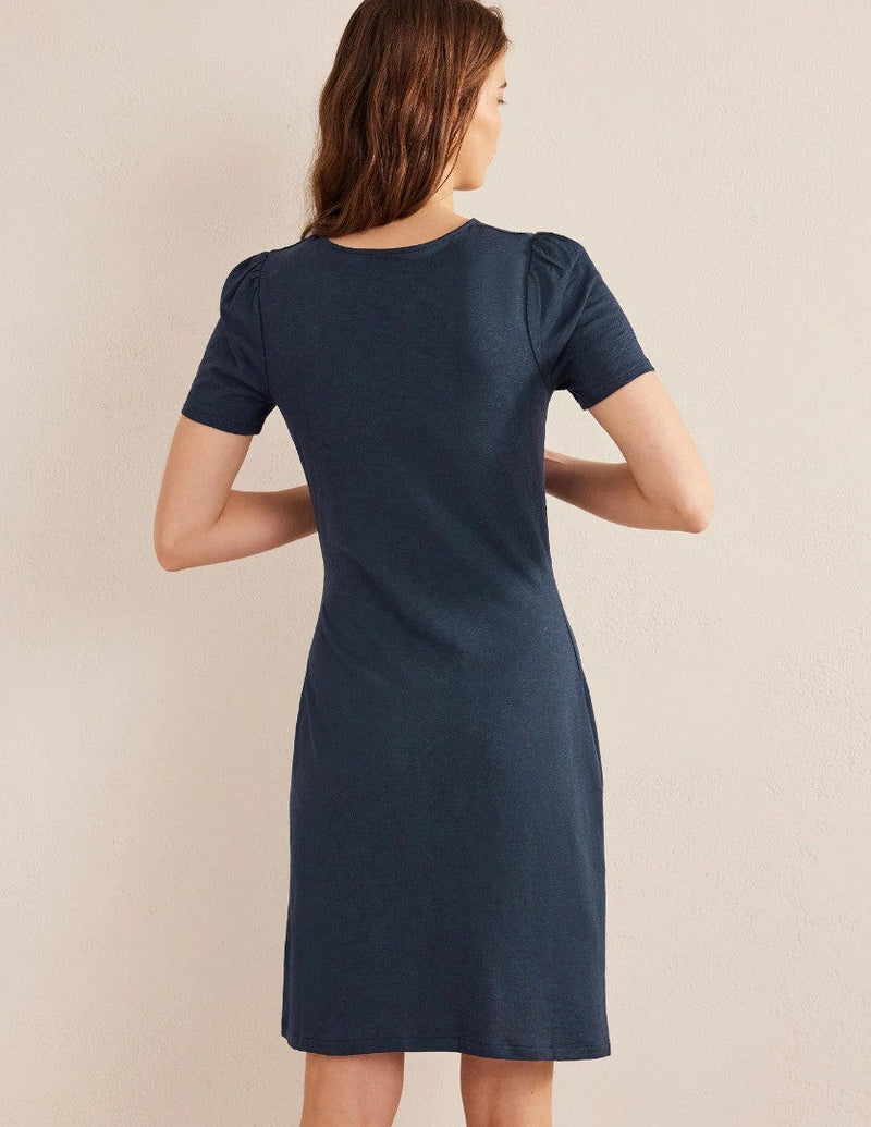 BODEN Knot Front Jersey Dress