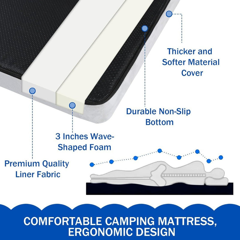 Roll Up Floor Mattress Small Single MEMORECOOL