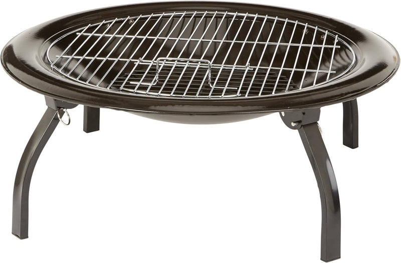 Fire Pit 26" Round Portable Cooking Grill