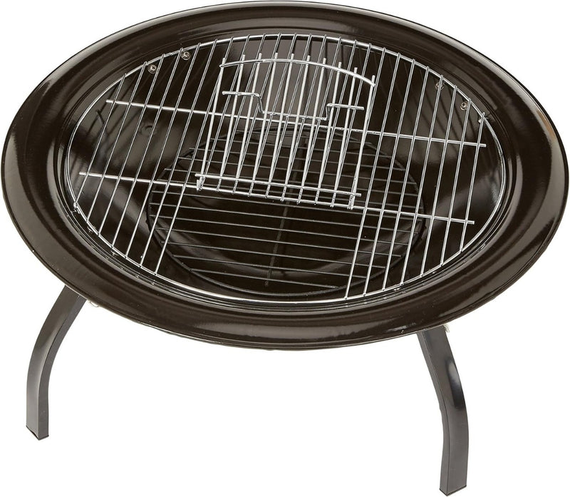 Fire Pit 26" Round Portable Cooking Grill