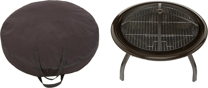 Fire Pit 26" Round Portable Cooking Grill