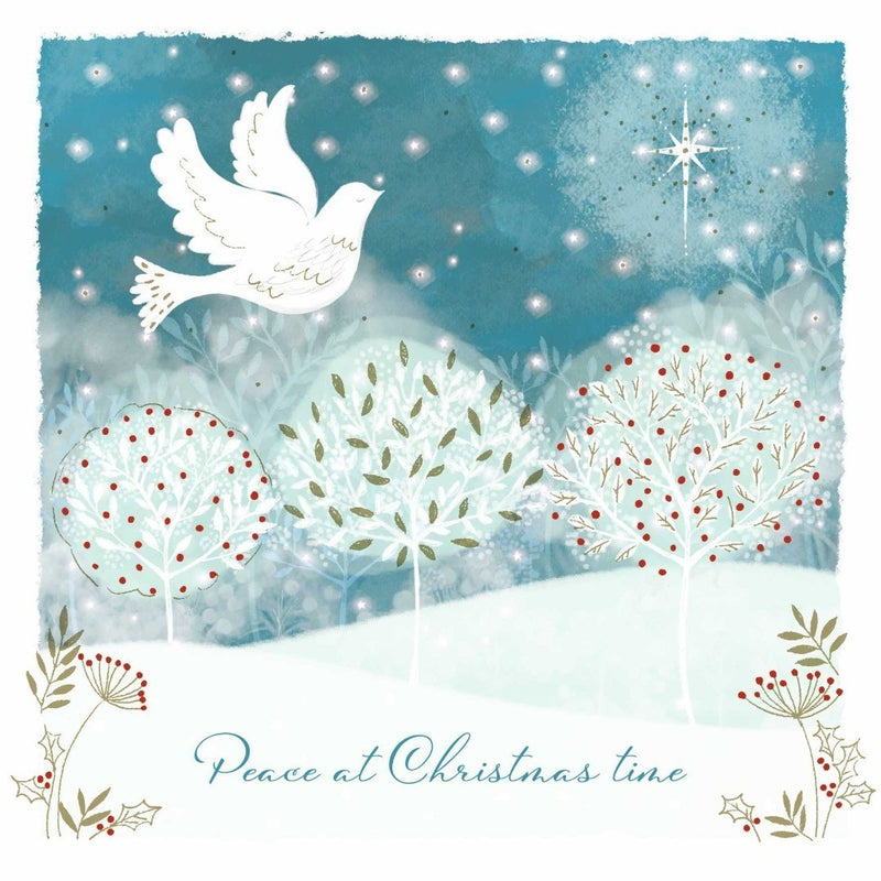 Charity Christmas Cards ‘Dove of Peace’ Exclusive Pack of 10 Xmas Cards Set