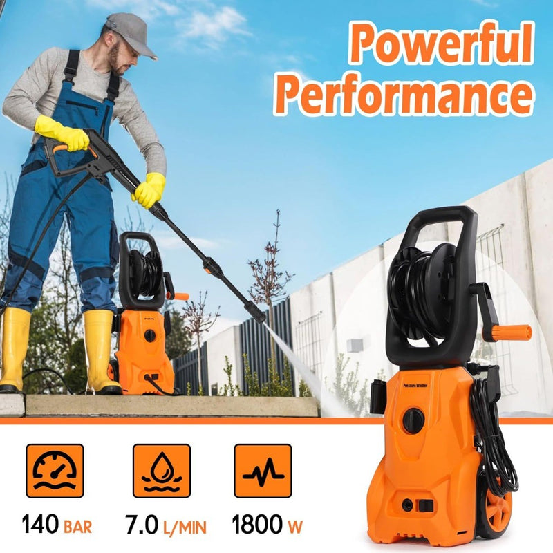 Birtechway Electric Pressure Washer without Hose Reel