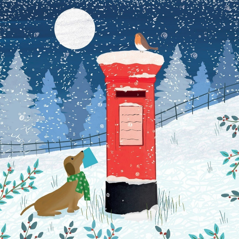 Charity Christmas Cards ‘Dog Posties’ Exclusive Pack of 10 Xmas Cards Set