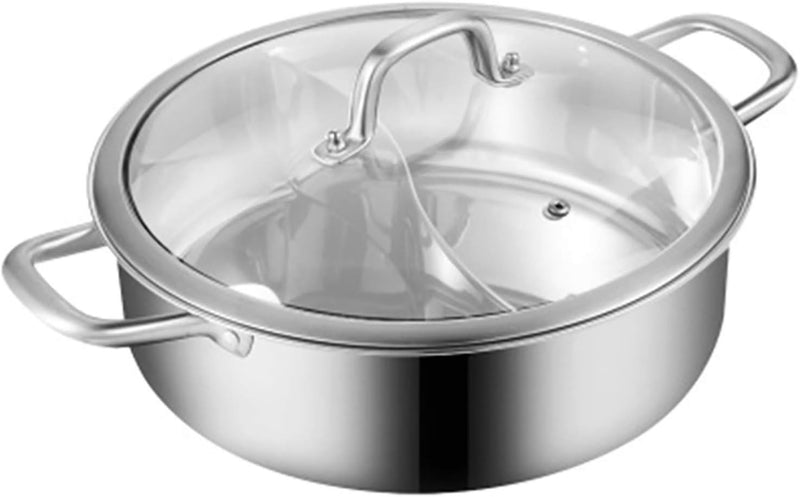 Divided Hot Pot Pan Dual Sided