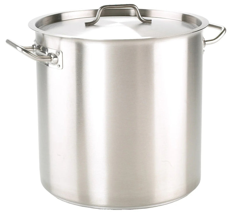 Steel Stock Pot with Lid 45cm Diameter 71L