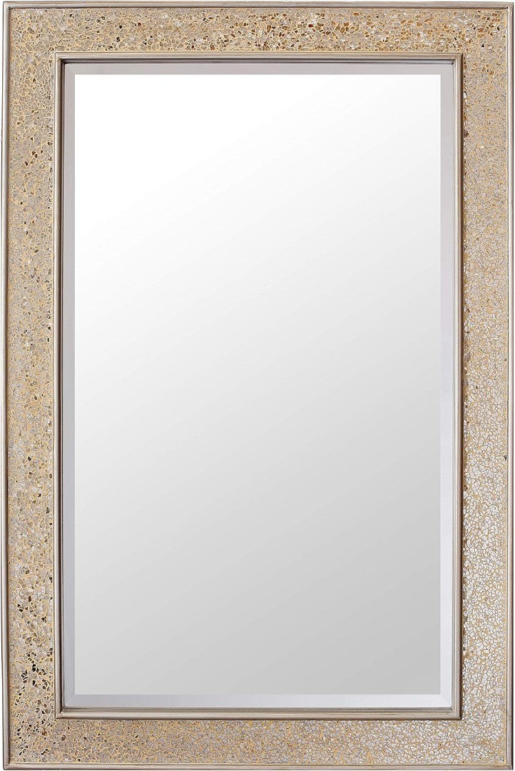 Champagne Gold Wall Mirror 90 x 60 cm