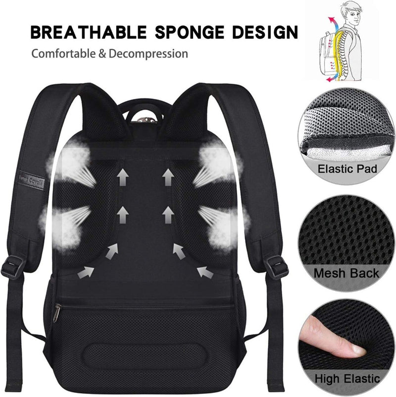 Backpack with USB Charging Port Unisex