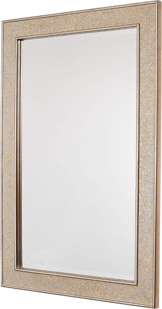 Champagne Gold Wall Mirror 90 x 60 cm