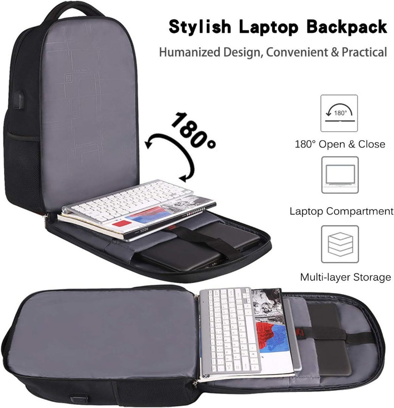 Backpack with USB Charging Port Unisex