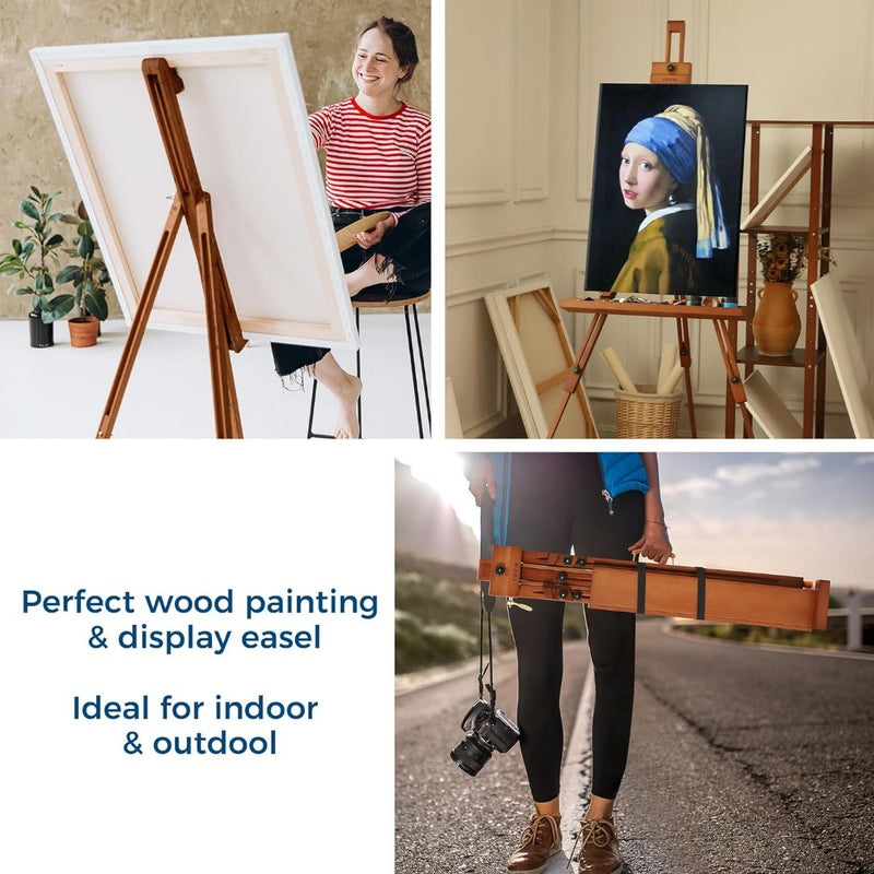 Tripod Painting Easel 193H cm Walnut