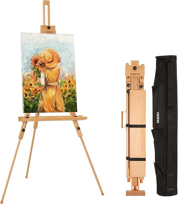 Painting Easel Adjustable Height 94 x 14 x 10.4 cm