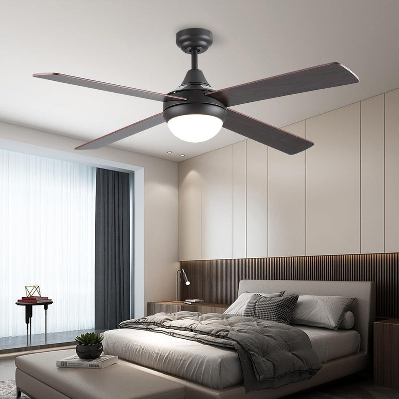 Bronze and Dark Wood Ceiling Fans Lights with Remote Control, 48'' Fans CJOY