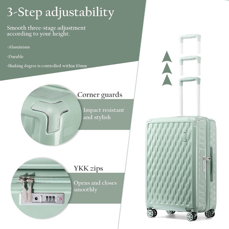 Suitcase Set 4 Piece with TSA Locks