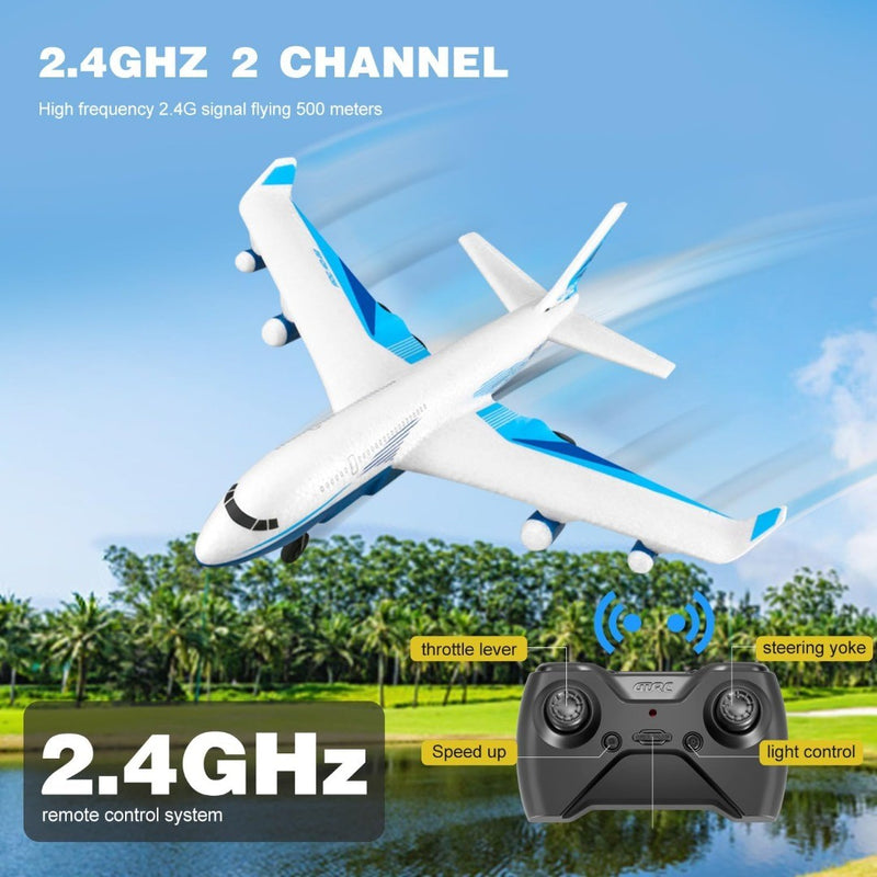 Remote Control Plane Glider Toy LED