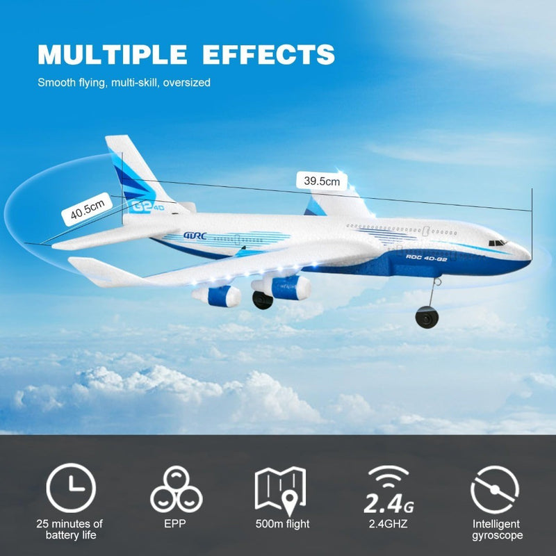 Remote Control Plane Glider Toy LED