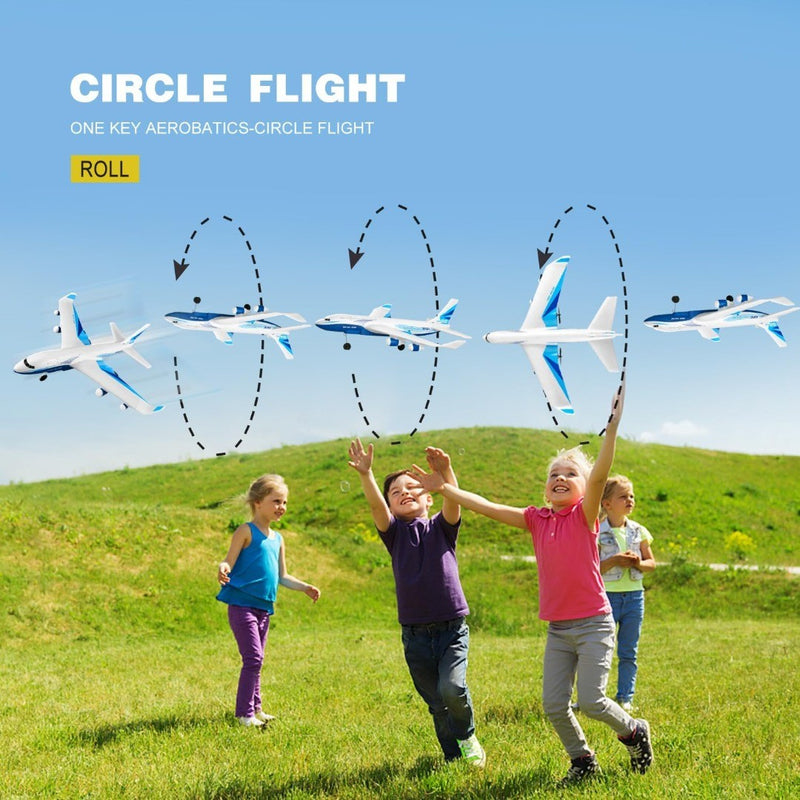 Remote Control Plane Glider Toy LED