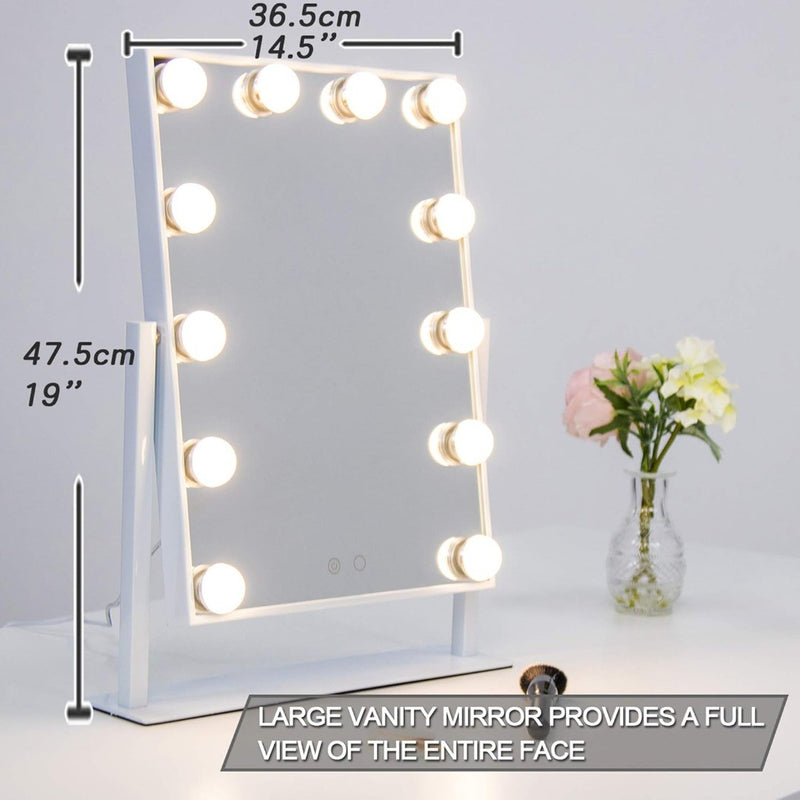 Hollywood Mirror with Lights for Makeup Dressing Table Waneway