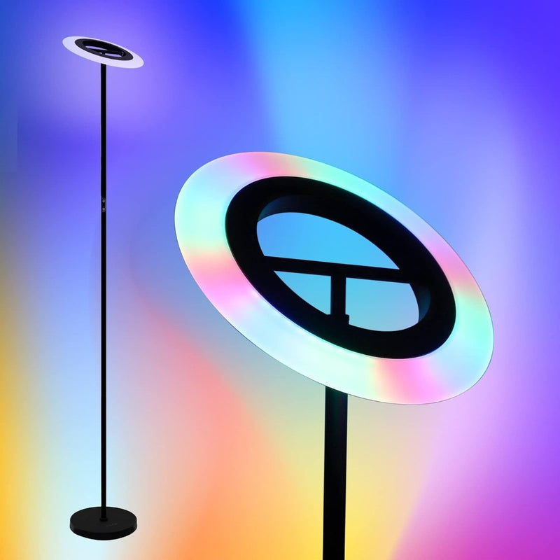 Floor Lamp, Reading Standing Lamp, Stepless Dimming & 4 Colour Temperature