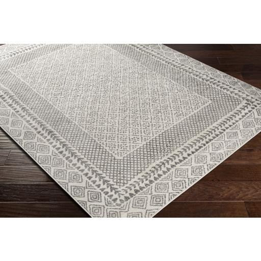 Surya Roma Rom-2383 Light Slate Medium Gray 5'3" X 7'1" Rug