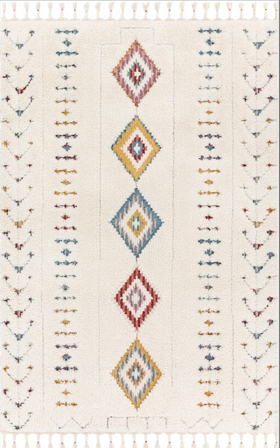 Area Rugs Woven Plush Pile Lofty LOF-2303 5'3" x 7' LOF2303-537